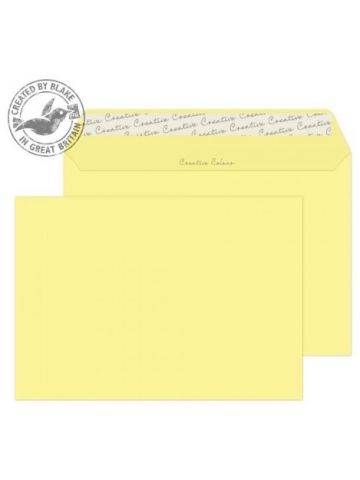 Blake Creative Colour Lemon Yellow Peel and Seal Wallet C5 162x229mm 120gsm (Pack 500)