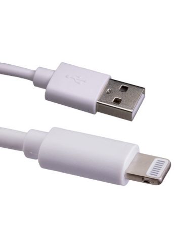 Cablenet 2m USB 2.0 Type A Male - Lightning MFI 8Pin Male Cable White