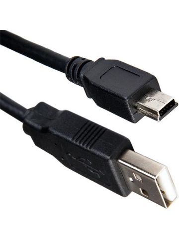 Cablenet 5m USB 2.0 Type A Male - USB Mini Type B Male Black PVC Cable