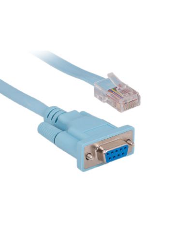 Cablenet 2.1m Blue Console Cable DB9 Female - RJ45 Male