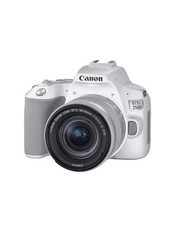 Canon EOS 250D SLR Camera White 18-55mm IS STM Lens