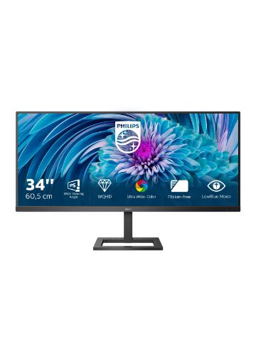 Philips E Line 345E2AE/00 computer monitor 86.4 cm (34") 3440 x 1440 pixels Black