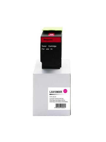 CTS Remanufactured Lexmark CX410M Magenta Hi Cap 80C2HM0 802HM Toner