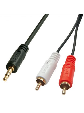 Lindy Audio Cable 2x Phono 3,5 mm/3m