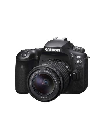 Canon EOS 90D SLR Camera Black inc EF-S 18-55mm f/3.5-5.6 IS STM Lens