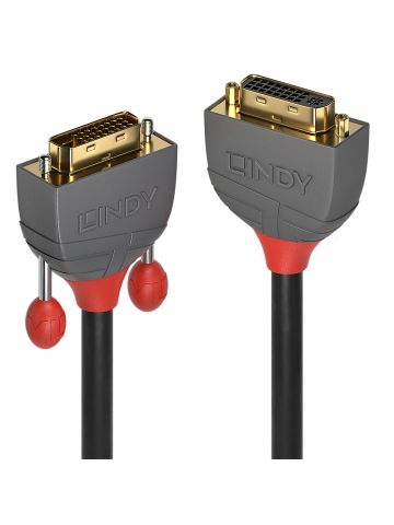 Lindy 1m DVI-D Dual Link Extension Cable, Anthra Line