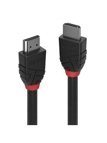 Lindy 0.5m High Speed HDMI Cable, Black Line