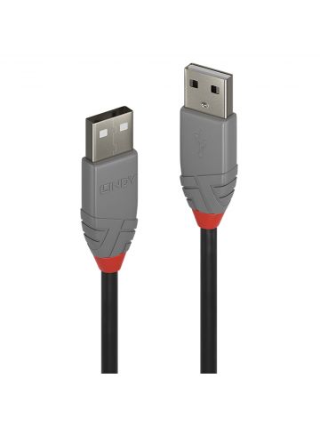 Lindy 0.2m USB 2.0 Type A Cable, Anthra Line