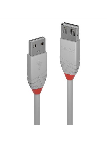 Lindy 0,2m USB 2.0 Type A Extension Cable, Anthra Line