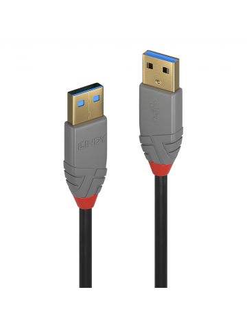 Lindy 1m USB 3.2 Type A Cable, Anthra Line