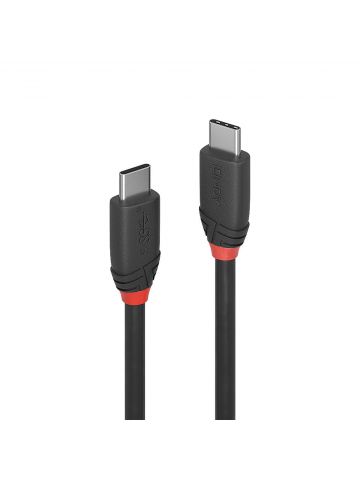 Lindy 1.5m USB 3.2 Type C Cable 3A, Black Line