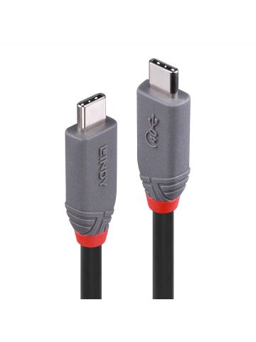 Lindy 0.8m USB 4 Type C Cable, Anthra Line