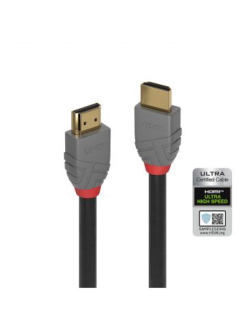 Lindy 1m Ultra High Speed HDMI Cable, Anthra Line