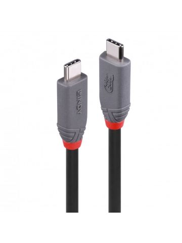 Lindy 0.8m USB 4 240W Type C Cable, Anthra Line