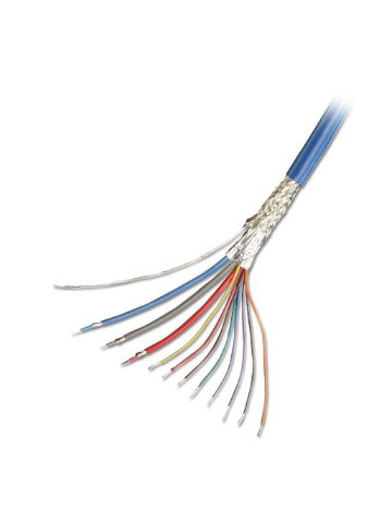 Lindy 37244 coaxial cable 100 m Blue