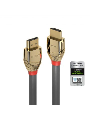 Lindy 3m Ultra High Speed HDMI Cable, Gold Line