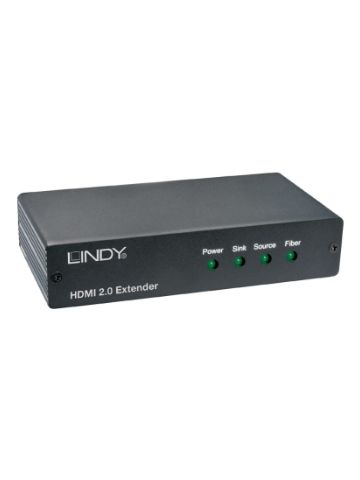 Lindy 38204 AV extender AV transmitter & receiver Black