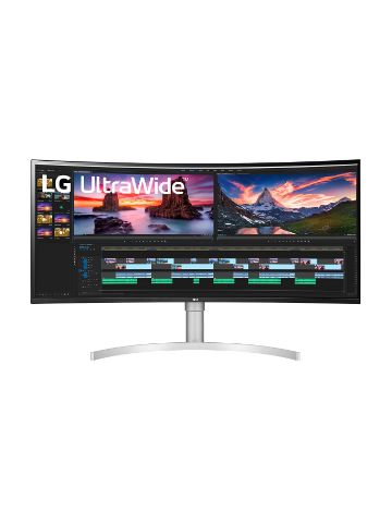 LG 38WN95C-W computer monitor 96.5 cm (38") 3840 x 1600 pixels UltraWide Quad HD Black, Silver, White