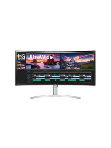 LG 38WN95CP-W computer monitor 96.5 cm (38") 3840 x 1600 pixels Quad HD+ QLED White