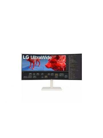 LG 38WR85QC-W computer monitor 96.5 cm (38") 3840 x 1600 pixels UltraWide Quad HD LCD White