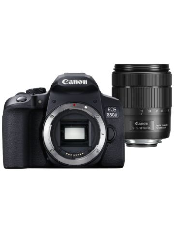 Canon EOS 850D + EF-S 18-135mm f/3.5-5.6 IS USM SLR Camera Kit 24.1 MP CMOS 6000 x 4000 pixels Black