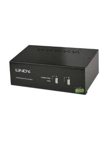 Lindy 39300 KVM switch Black
