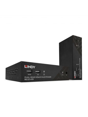 Lindy 100m Cat.6 Dual Head HDMI, USB and RS-232 Extender