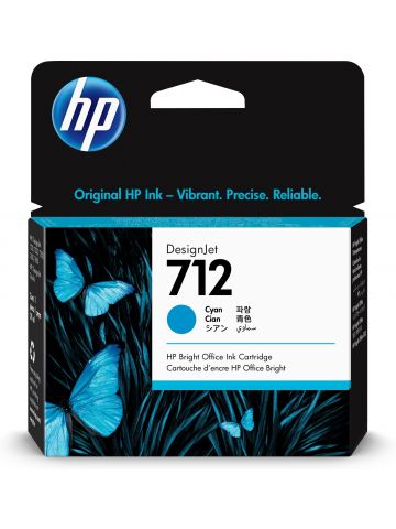 HP 3ED67A/712 Ink cartridge cyan 29ml for HP DesignJet T 200