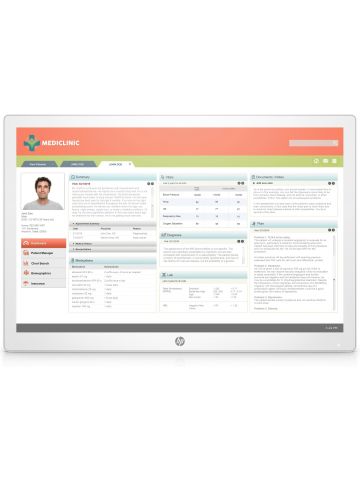 HP Healthcare Edition HC241p Clinical Review Monitor computer monitor 61 cm (24") 1920 x 1200 pixels WUXGA LED White