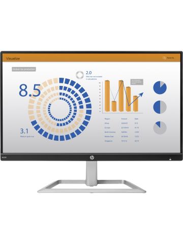 HP N220 LED display 54.6 cm (21.5") 1920 x 1080 pixels Full HD Black, Silver