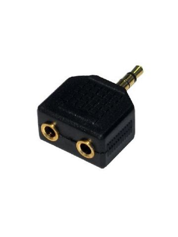 Cables Direct 3T2R cable gender changer 3.5mm 2x 3.5mm Black