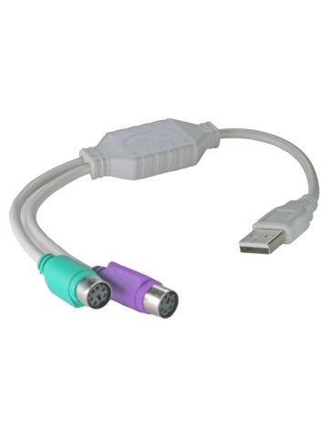 Cablenet USB Type A Male - PS2 x 2 Female