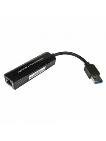 Cablenet 20cm USB 3.0 Type A Male - Gigabit Ethernet RJ45 Tailed Adaptor