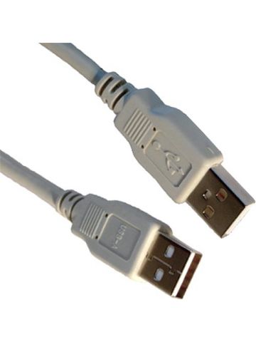 Cablenet 3m USB 2.0 Type A Male - USB 2.0 Type A Male Beige PVC Cable