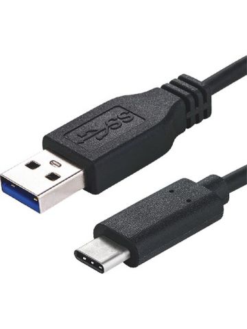 Cablenet 1m USB 3.1c Male - USB 3.0 Type A Male Black Cable