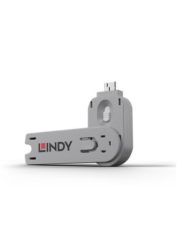 Lindy USB Type A Port Blocker Key, White