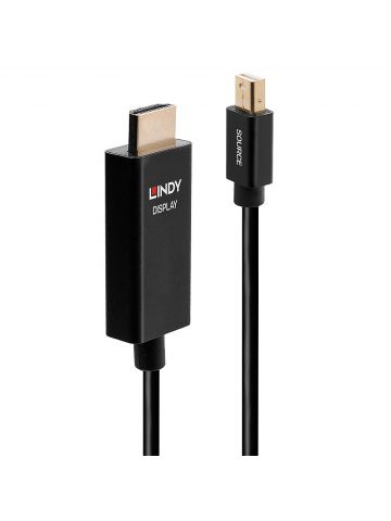 Lindy 1m Mini DP to HDMI Adapter Cable with HDR