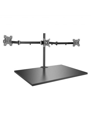 Lindy Triple Display Bracket with Pole and Desk Clamp