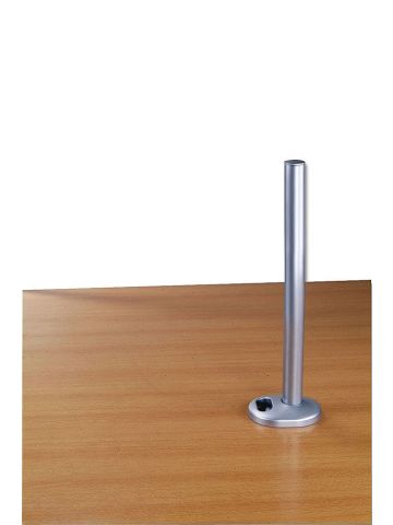 Lindy 450mm Desk Grommet Clamp Pole, Silver