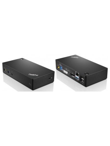 Lenovo 40A70045IT notebook dock/port replicator Wired USB 3.2 Gen 1 (3.1 Gen 1) Type-B Black