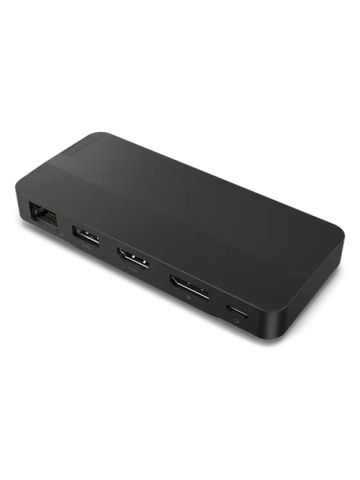 Lenovo USB-C Dual Display Travel Dock (w/ adapter)