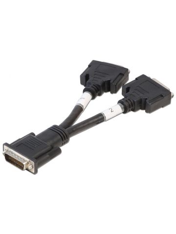 Lindy DMS 59 Male to 2 x DVI-I Female Splitter Cable