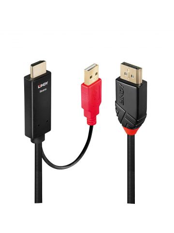Lindy 3m HDMI to DisplayPort Adapter Cable