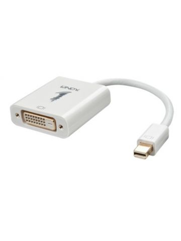 Lindy 41733 video cable adapter 0.17 m Mini DisplayPort DVI-D White