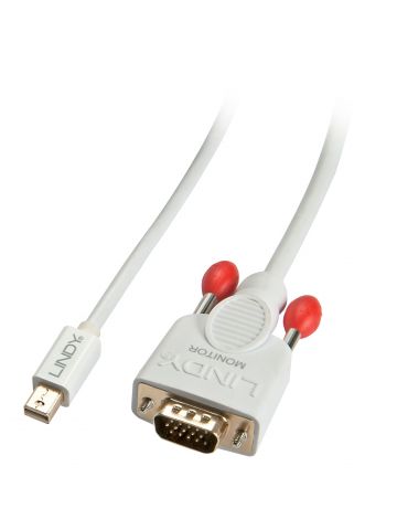 Lindy Mini DisplayPort to VGA Cable 0.5m, white