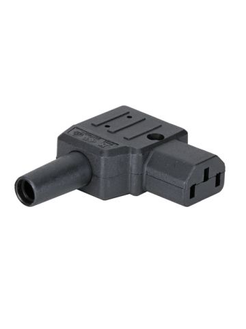 Cablenet C13 Right Angle 10Amp Power Connector (Screw)