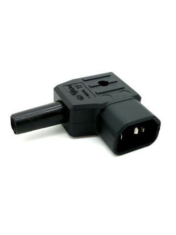 Cablenet C14 Right Angle 10Amp Power Connector (Screw)