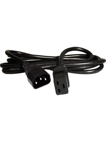 Cablenet 2m IEC C14 - IEC C19 Black PVC 1.5mm Power Leads