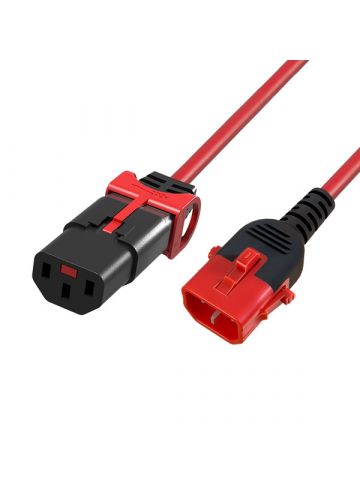 Cablenet 42-5205 power cable Black, Red 0.5 m IEC C14 IEC C13