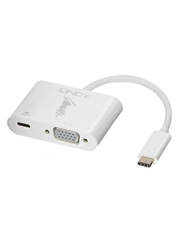 Lindy USB Type C to VGA Adapter w/ Power Delivery